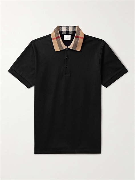 burberry polo lange mouwe|mr porter burberry polo shirts.